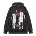 LEBRON JAMES VINTAGE HOODIE – שחור שטוף