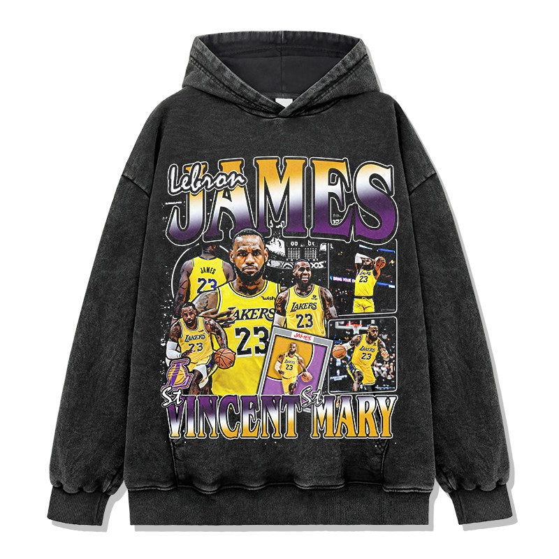 LEBRON JAMES VINTAGE HOODIE · FADEAWAY