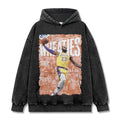 LEBRON JAMES VINTAGE HOODIE – שחור שטוף