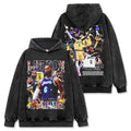 LEBRON JAMES VINTAGE HOODIE – שחור שטוף