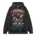 LEBRON JAMES VINTAGE HOODIE – שחור שטוף
