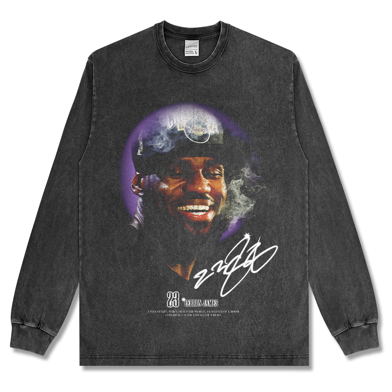 LEBRON JAMES LONG SLEEVE · BUCKETS