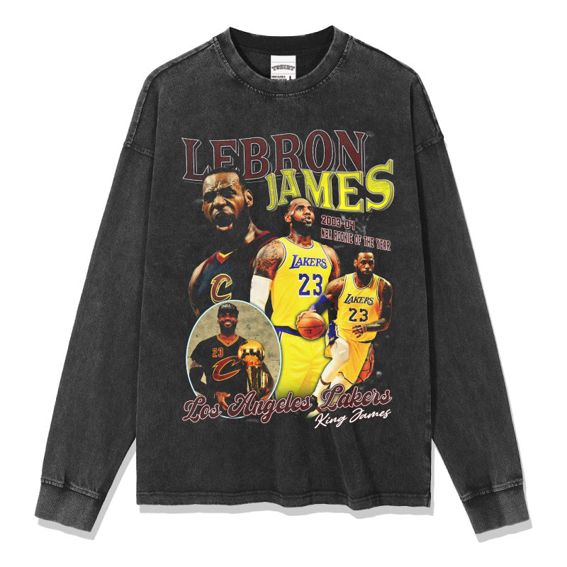 LEBRON JAMES LONG SLEEVE – שחור שטוף
