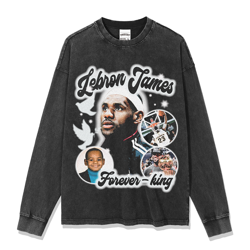 LEBRON JAMES LONG SLEEVE – שחור שטוף