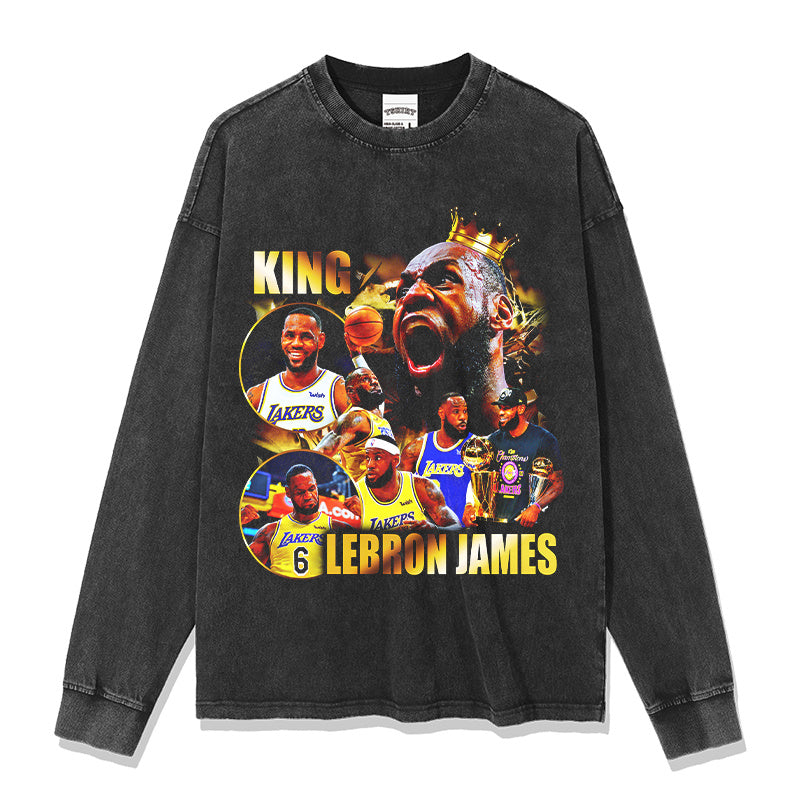LEBRON JAMES LONG SLEEVE – שחור שטוף