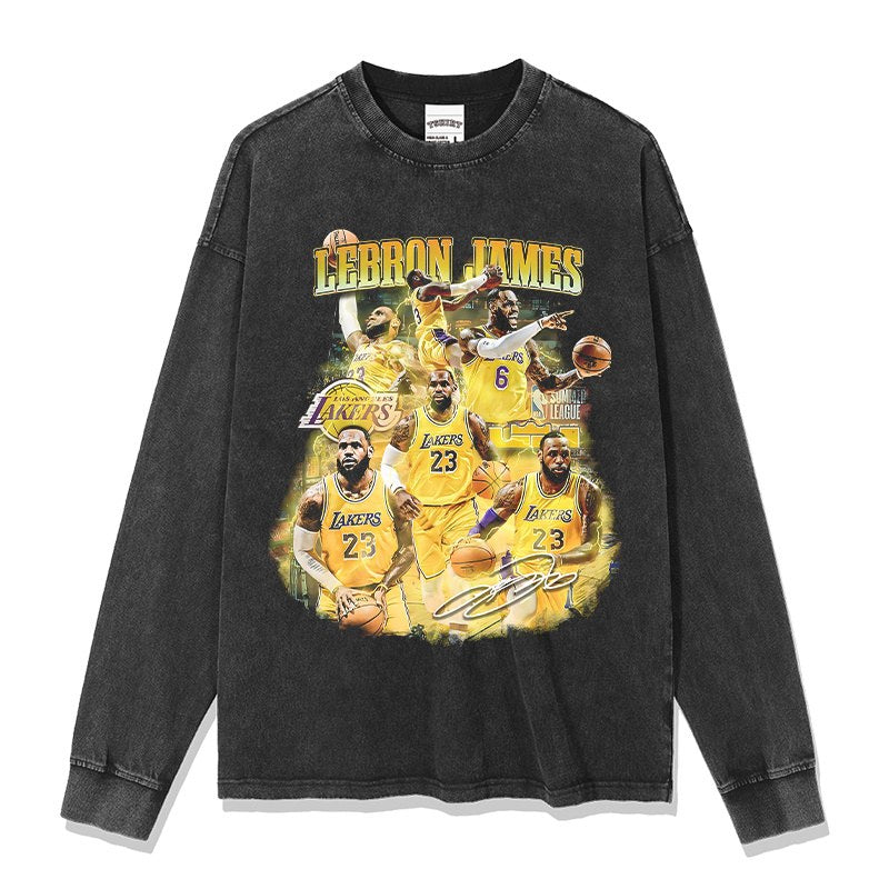 LEBRON JAMES LONG SLEEVE – שחור שטוף