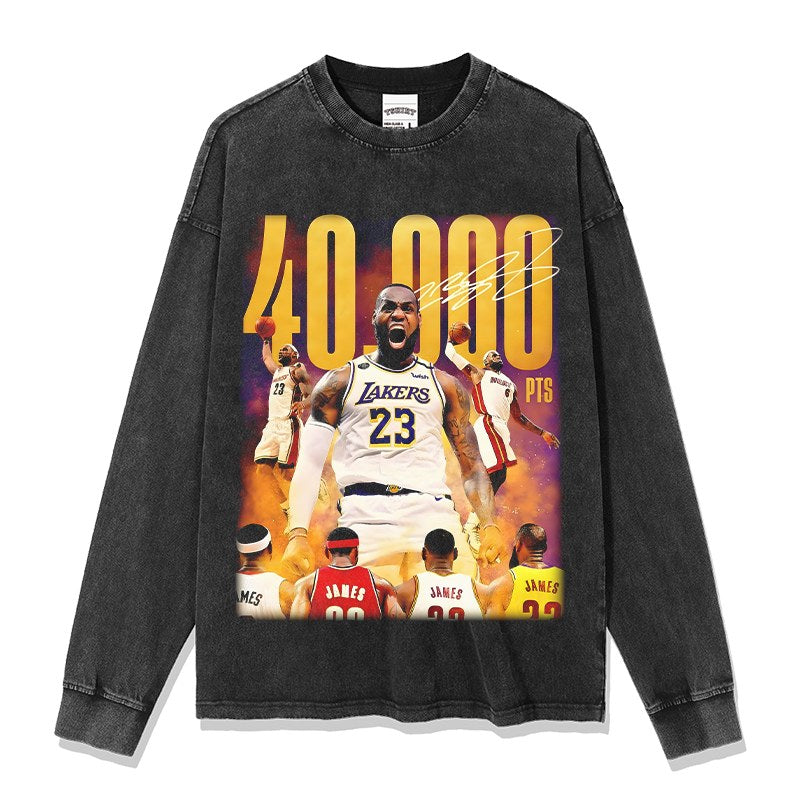 LEBRON JAMES LONG SLEEVE – שחור שטוף