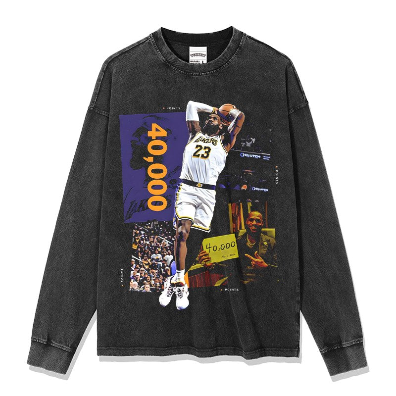 LEBRON JAMES LONG SLEEVE – שחור שטוף