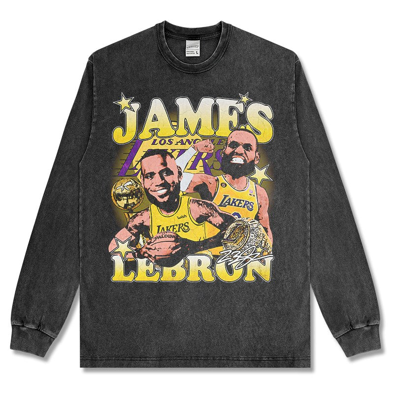 LEBRON JAMES LONG SLEEVE – שחור שטוף