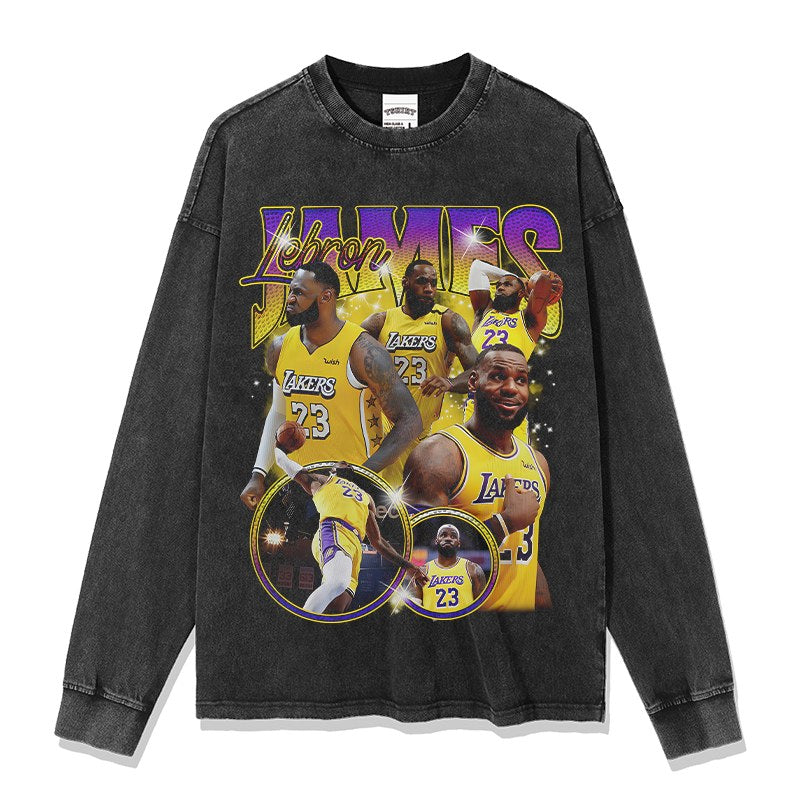 LEBRON JAMES LONG SLEEVE – שחור שטוף
