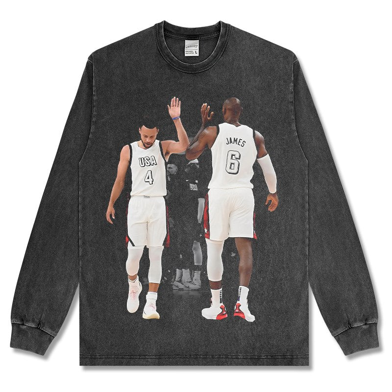 LEBRON JAMES LONG SLEEVE – שחור שטוף