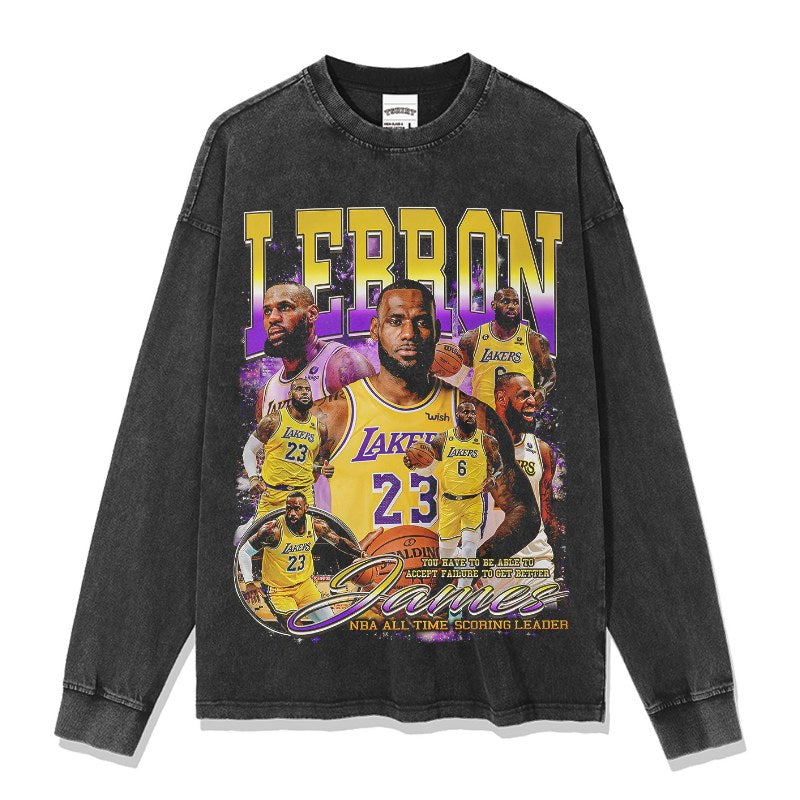 LEBRON JAMES LONG SLEEVE · SLAM DUNK