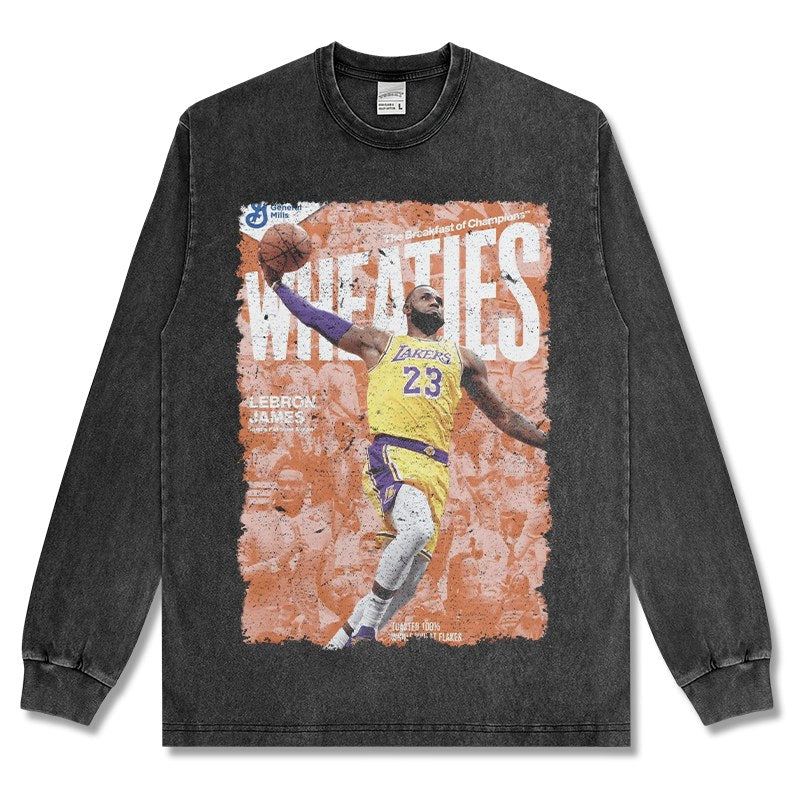 LEBRON JAMES LONG SLEEVE – שחור שטוף