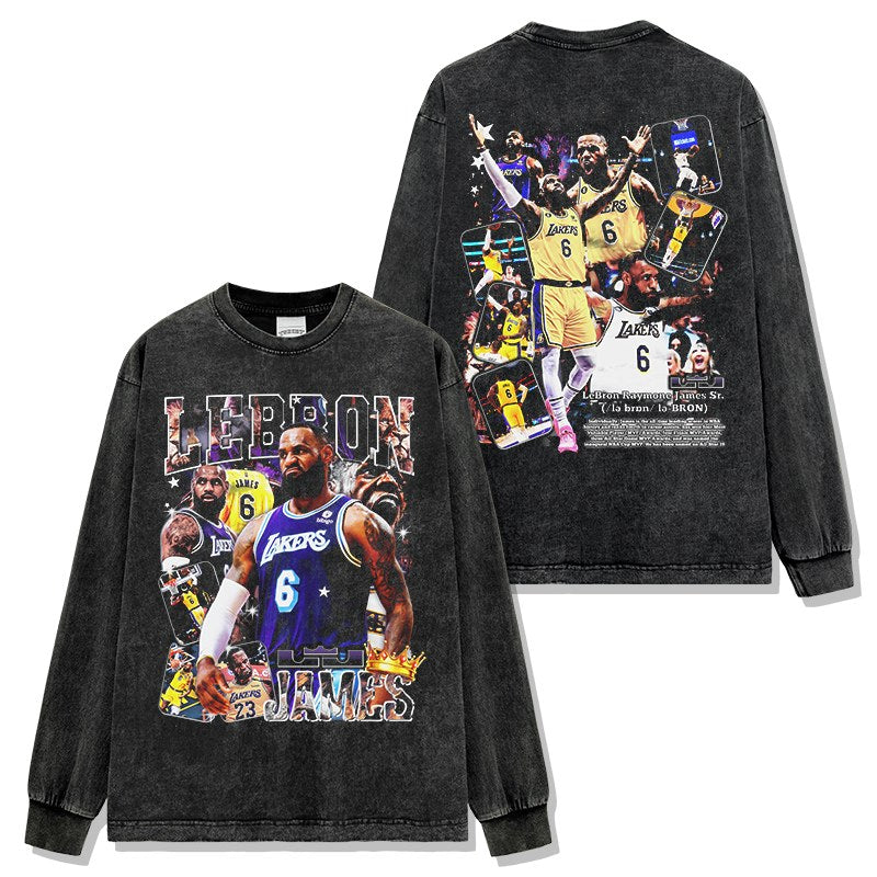 LEBRON JAMES LONG SLEEVE – שחור שטוף