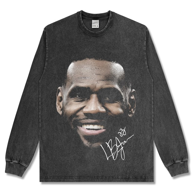 LEBRON JAMES LONG SLEEVE – שחור שטוף