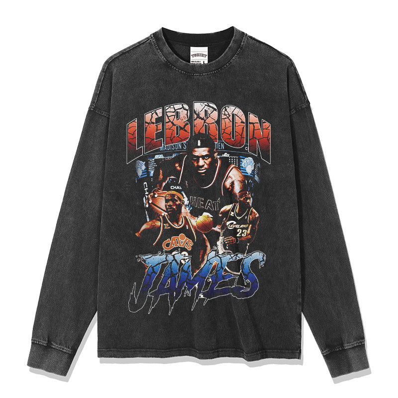 LEBRON JAMES LONG SLEEVE – שחור שטוף