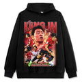 LEE KANG-IN VINTAGE HOODIE – שחור