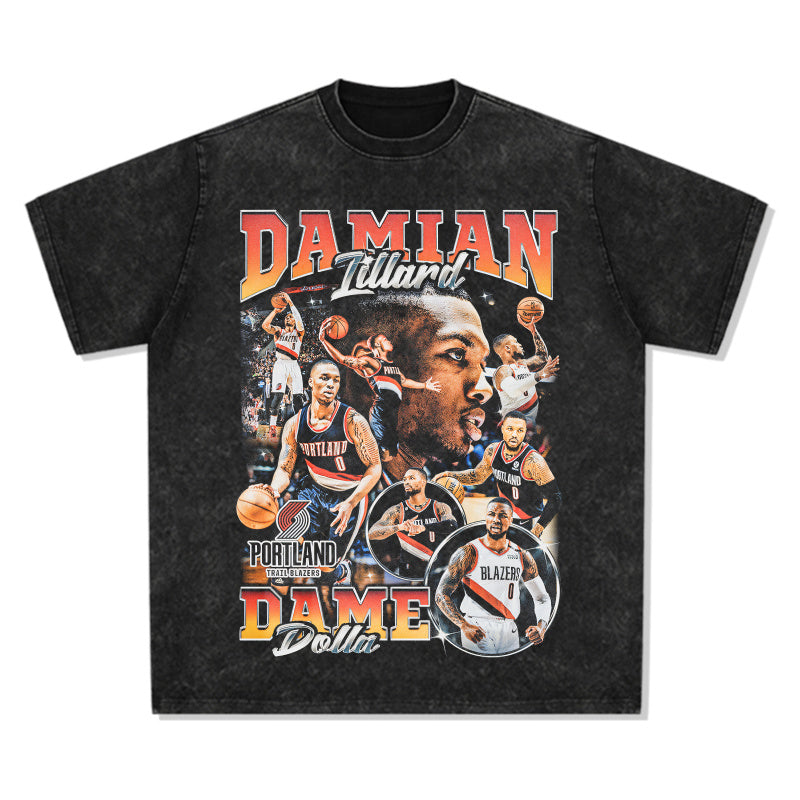 DAMIAN LILLARD VINTAGE TEE · CLUTCH