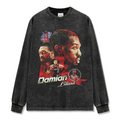 DAMIAN LILLARD LONG SLEEVE – שחור שטוף