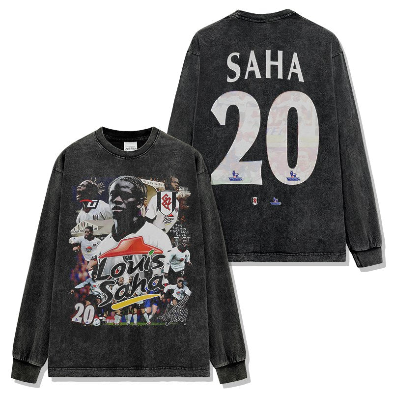 LOUIS SAHA LONG SLEEVE – שחור שטוף