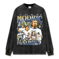 LUKA MODRIĆ LONG SLEEVE – שחור שטוף