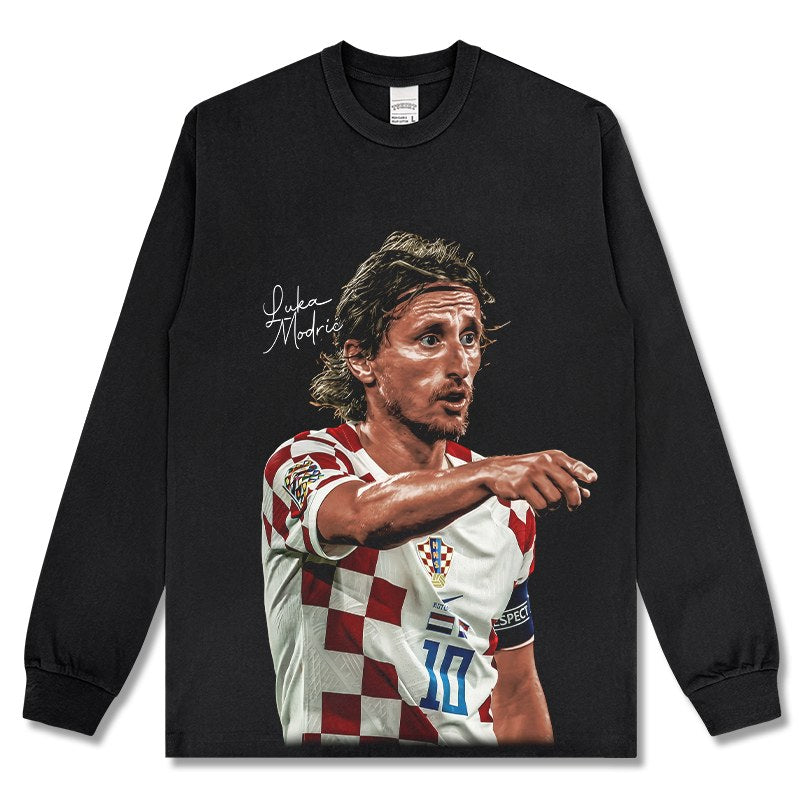 LUKA MODRIĆ LONG SLEEVE – שחור