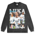 LUKA MODRIĆ LONG SLEEVE – שחור שטוף