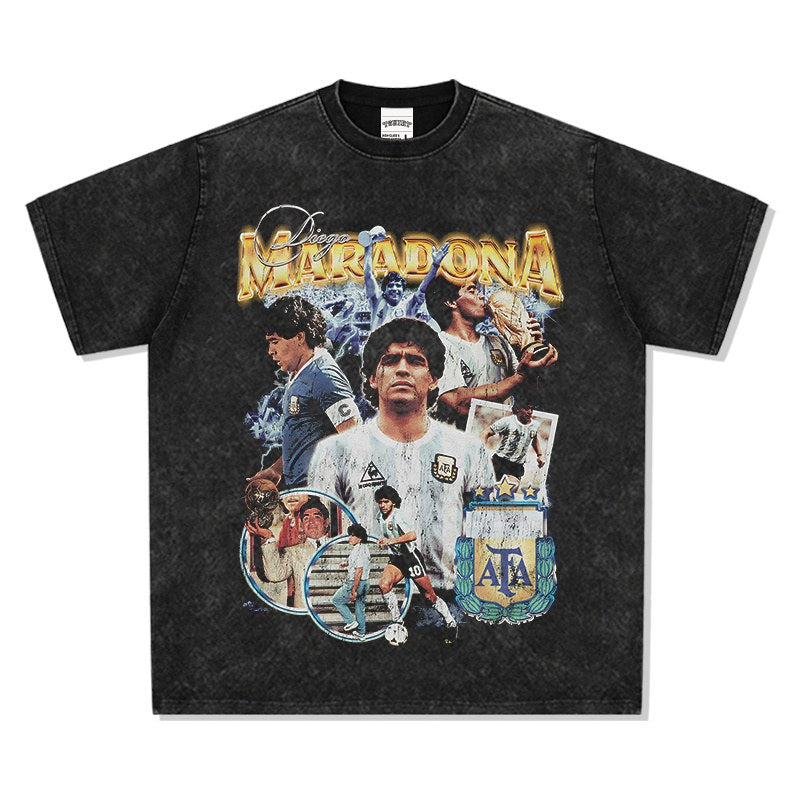 MARADONA VINTAGE TEE · GOLDEN BOOT