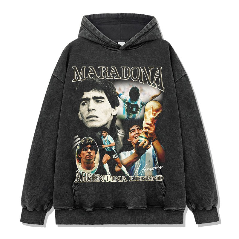 MARADONA VINTAGE HOODIE · LAST MINUTE