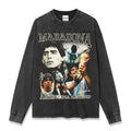 MARADONA LONG SLEEVE – שחור שטוף