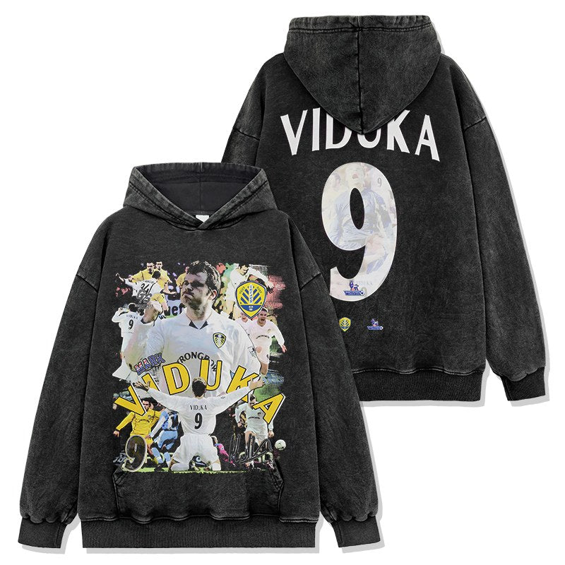 MARK VIDUKA VINTAGE HOODIE – שחור שטוף