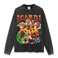 MAURO ICARDI LONG SLEEVE – שחור שטוף