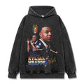 MBAPPÉ VINTAGE HOODIE – שחור שטוף