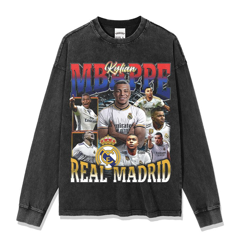 MBAPPÉ LONG SLEEVE – שחור שטוף