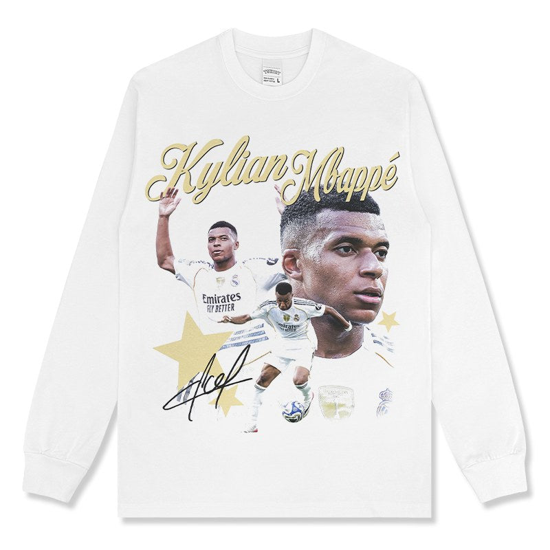 MBAPPÉ LONG SLEEVE – לבן
