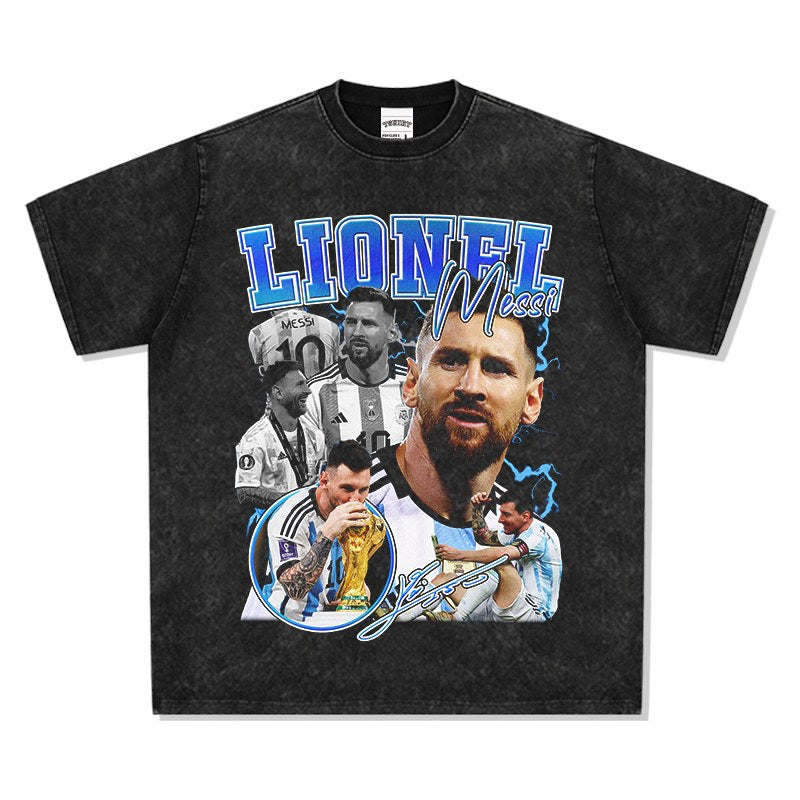 MESSI VINTAGE TEE · CORNER FLAG
