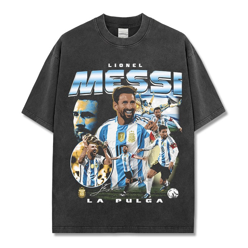 MESSI VINTAGE TEE · FLOODLIGHTS
