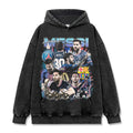 MESSI VINTAGE HOODIE – שחור שטוף