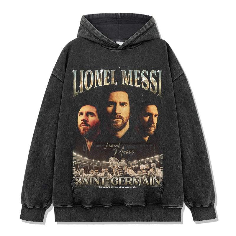 MESSI VINTAGE HOODIE · CAPTAIN