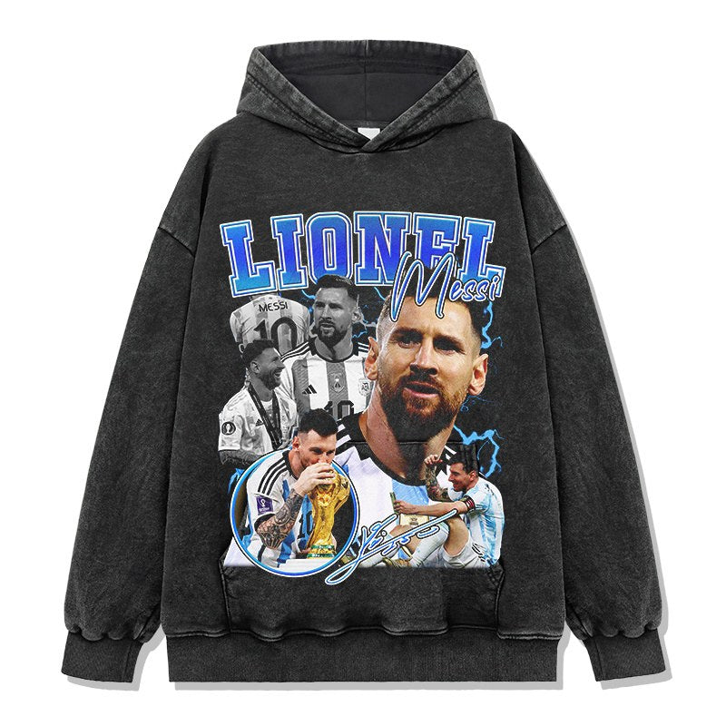 MESSI VINTAGE HOODIE · CORNER FLAG