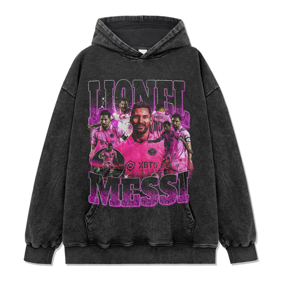 MESSI VINTAGE HOODIE · NO LOOK