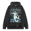 MESSI VINTAGE HOODIE – שחור שטוף