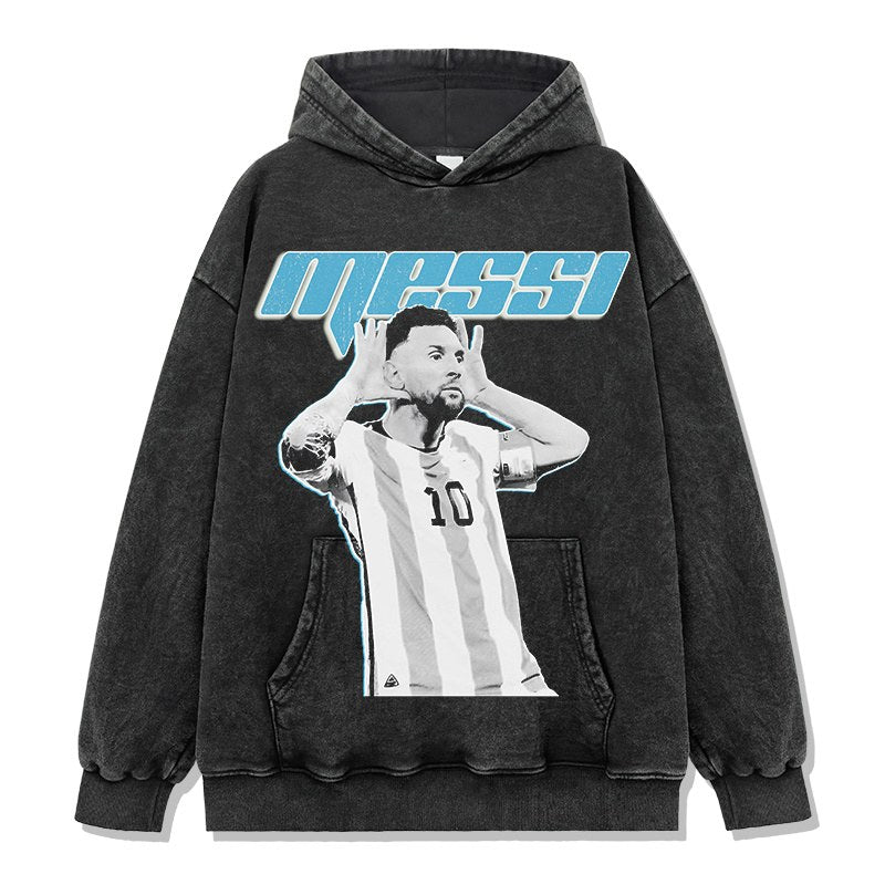 MESSI VINTAGE HOODIE · BICYCLE KICK