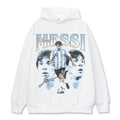 MESSI VINTAGE HOODIE – לבן