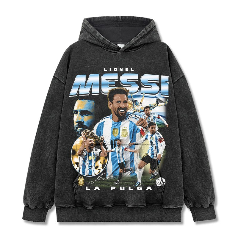 MESSI VINTAGE HOODIE · FLOODLIGHTS