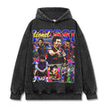 MESSI VINTAGE HOODIE – שחור שטוף