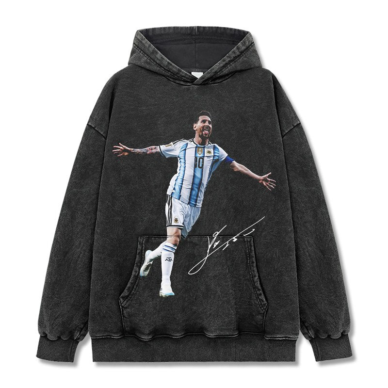 MESSI VINTAGE HOODIE · TIFO