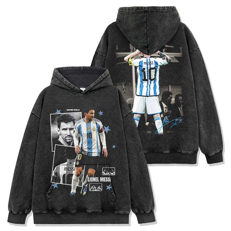 MESSI VINTAGE HOODIE · CURVA SUD