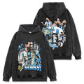 MESSI VINTAGE HOODIE – שחור שטוף