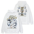 MESSI VINTAGE HOODIE – לבן